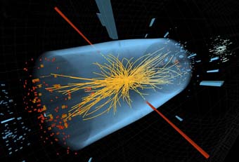 Imagen del bosón de Higgs.